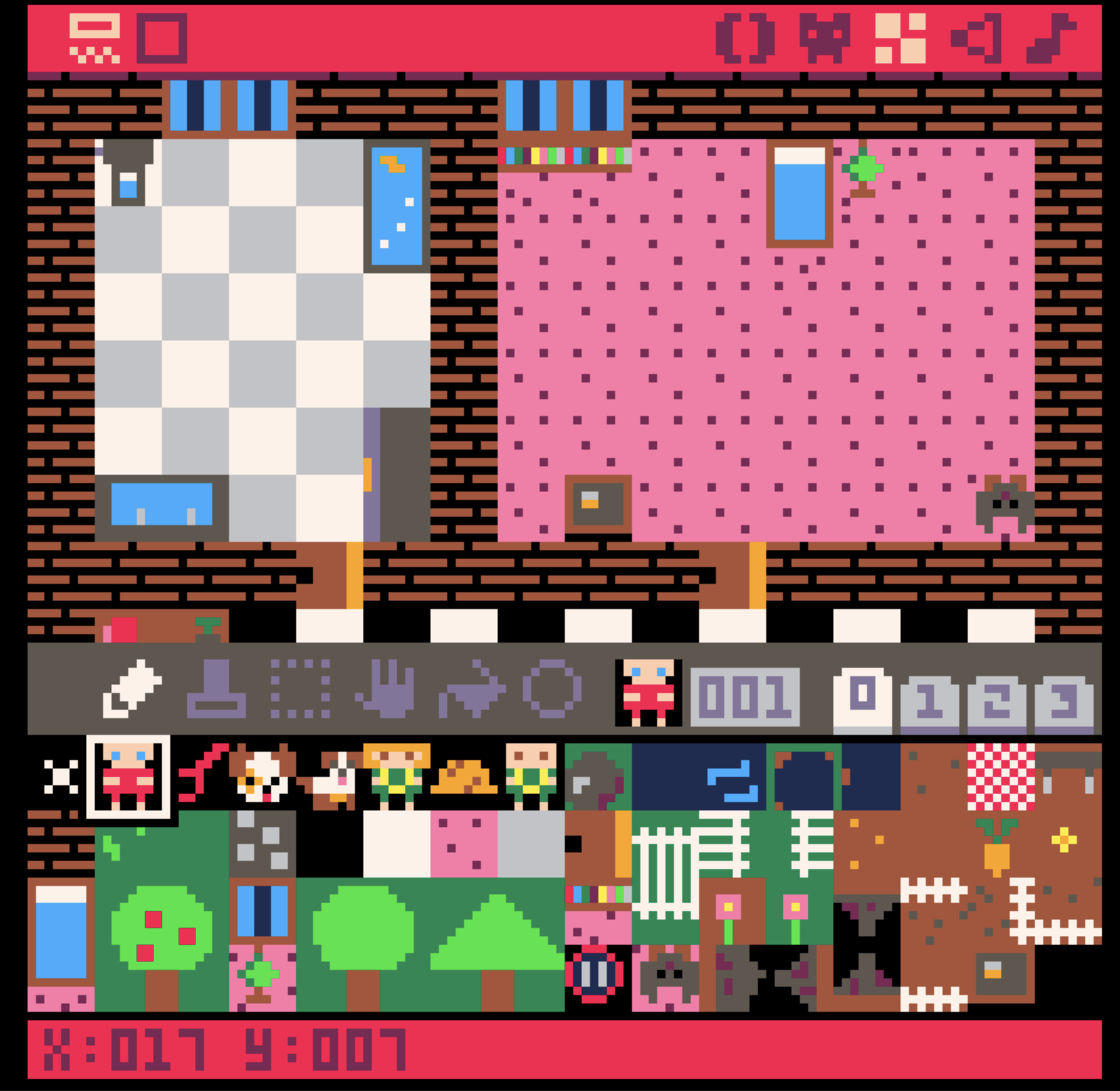 Tilemaps of the pico-8 game.